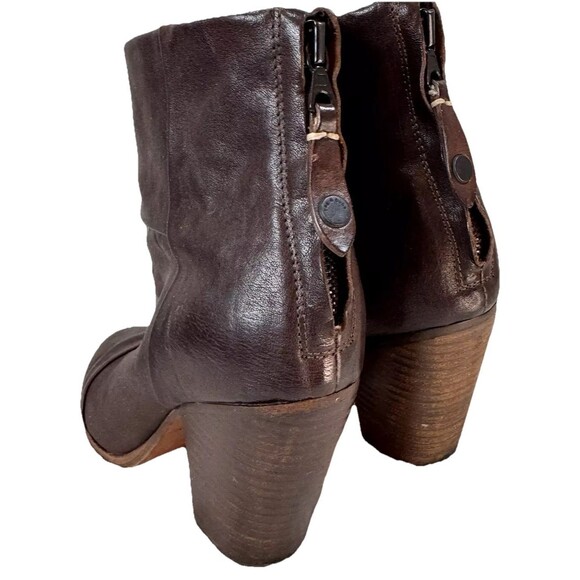 Rag‎ & Bone Classic Newbury Deep Brown Size US 7 EU37 Ankle Boots - Picture 6 of 13